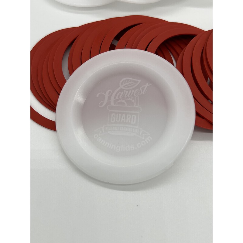 Harvest Guard Reusable Canning Lids - 100 Wide Lids and