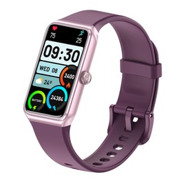 Fitness Tracker with 24/7 Heart Rate,104 Sports Modes,Blood Oxygen Blood Pressure Sleep Monitor,IP68 Waterproof Step Calorie Counter Pedometer Activity Trackers for Android&iPhone Women Men (Bordeaux)