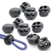 GLOWZEN 10 Pcs Cord Stoppers Spring String Fasteners 2 Holes