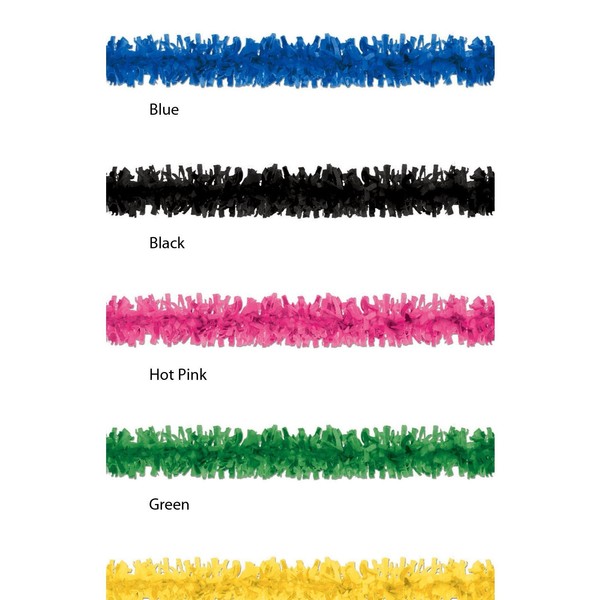 Turquoise Tissue Festooning (1)