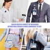Badge Holder Knocent Retractable Badge Reel with Alligator Clip,Cute Carabiner
