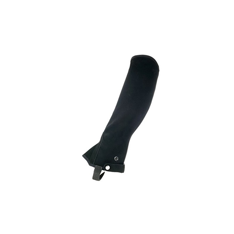 HORZE Black Imitation Suede Equestion Riding Show Work Half Chaps