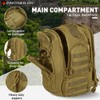 PARTNERJOY 55L Military Tactical Backpack For Men Large Velcro Molle
