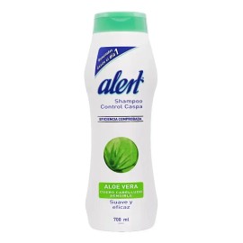 Shampoo Alert Aloe Vera. Botella con 700ml