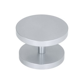 Double Head Coffee Powder Tamper Non Corrosive Aluminum Dual Sided Coffee Powder Hammer for Coffee Silver