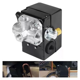 23474570 23474570-A Pressure Switch W/Unloader And 4 Port On/Off Lever 135-175 PSI - for Ingersoll Rand Reciprocating Air Compressor 2340, 2475, 2545 And 7100 2475