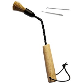 Barista Reinigungspinsel für Ihre Espresso-Maschine, Kaffeemühle sowie Siebträgermaschine, vegan, inkl. Schlauchbürste