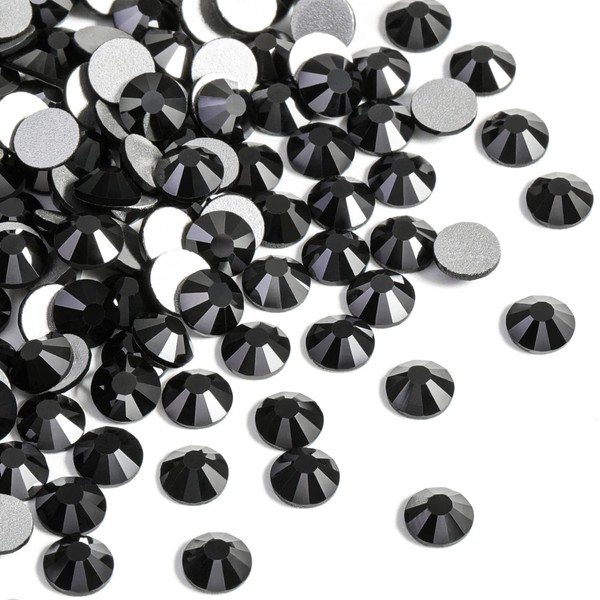 Beadsland 2880pcs Flat Back Crystal Rhinestones Round Gems for Nail