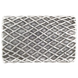 BELTINGER Belt Buckle Pattern 4.0 cm | Buckle Interchangeable Buckle Belt Buckle 40 mm Solid | Interchangeable Belt up to 4 cm | Antique Silver