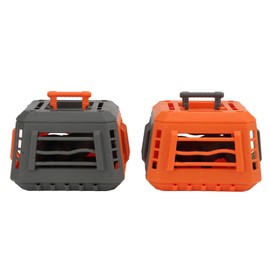 2Pcs Simulation RC Car D12 Animal Pet Cage Mini Rhino Cage for WPL D12 RC Car Turck Decoration