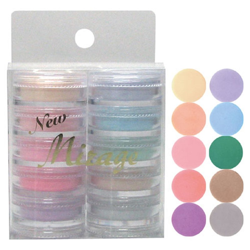 Mirage Color Powder, N/NBF, 0.1 oz (3.5 g) x 10