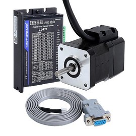 STEPPERONLINE Closed Loop Stepper Motor 1 Axis CNC KIT 42Ncm/59.48oz.in Nema 17 Motor & 0-3.0A 24-48VDC Closed Loop Stepper Driver CL42T V4.1