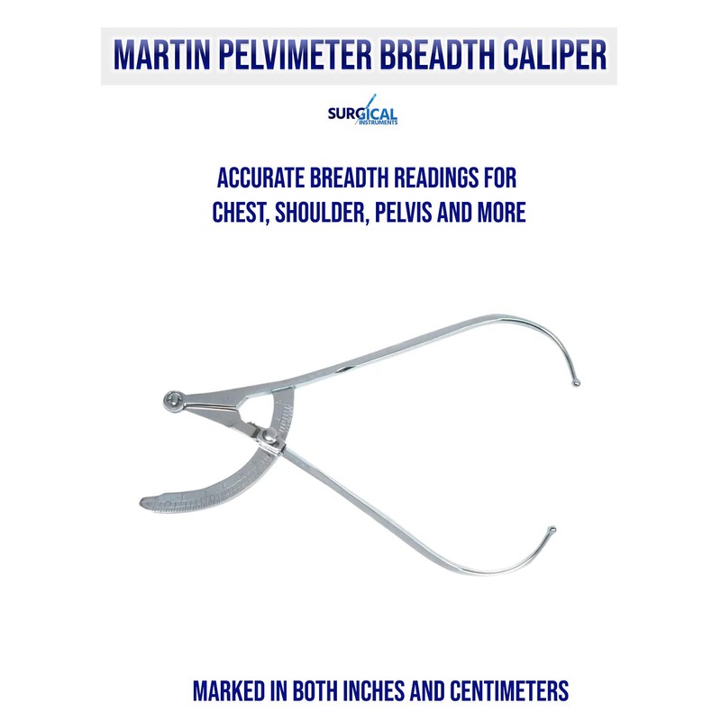 SURGICAL ONLINE Martin Breadth Caliper, 20Premium Quality Stainless Steel, Accurate