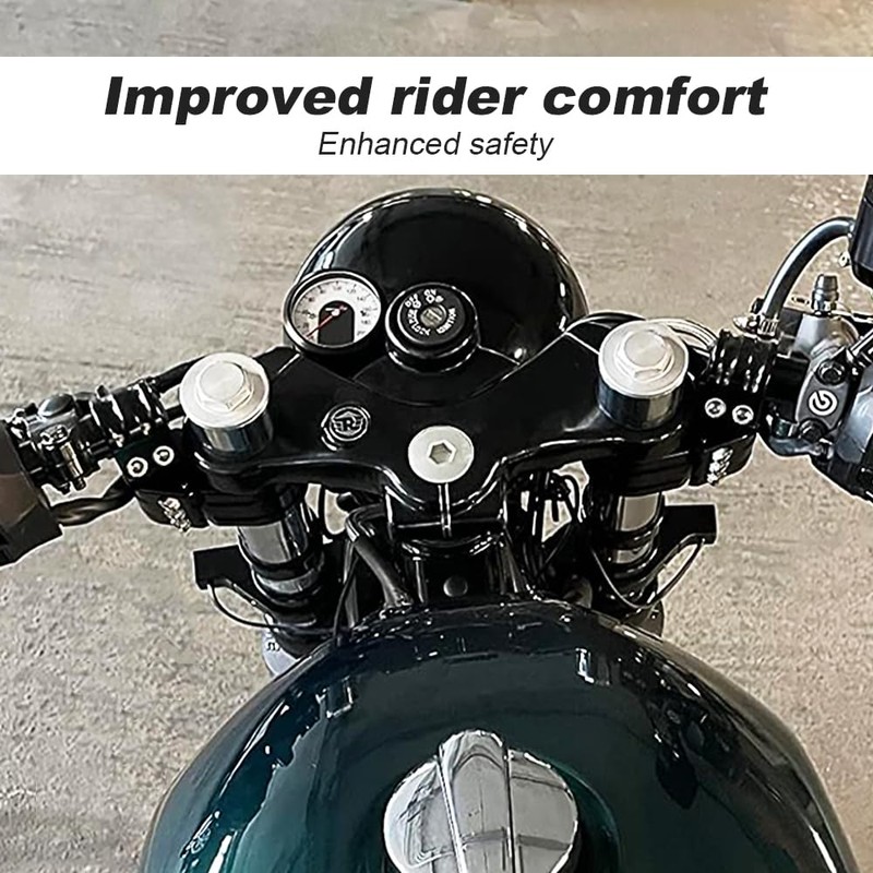 Xitomer Motorcycle CNC Aluminum Adjustable Handlebar Clip-On Handle Bar Raiser