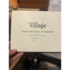 Department 56 Vintage Dept 56 Village Chain Link Fence Extensions New in Boxes Never Displayed