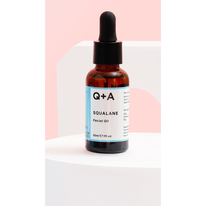 Q+A Aceite facial de escualano. Un aceite facial súper hidratante,