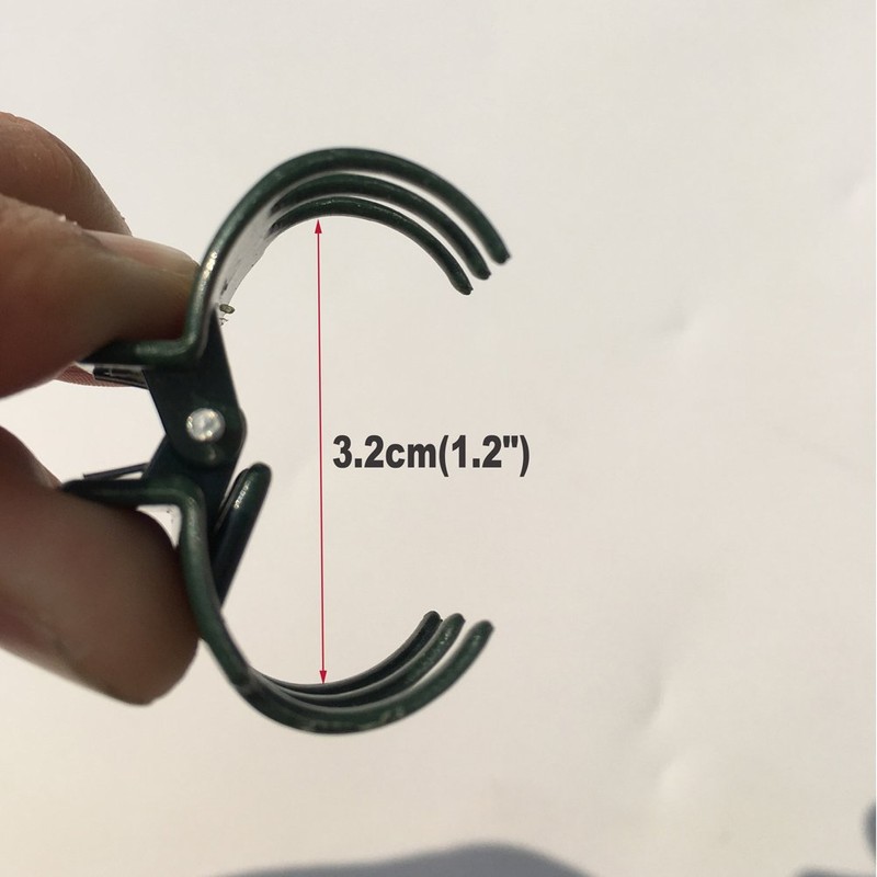 Vtete 50 PCS Large Size Orchid Clips and Garden Support