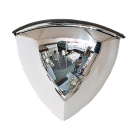 StartFine 19 Inch Quarter Dome Mirror Security and Safety Corner Mirror 1/4 Dome Convex Mirror with 90 Degree Viewing Angle