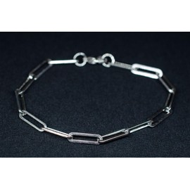 Miniblings Basic bracelet children's charms bracelet square charm bracelet collector's bracelet – original fashion jewellery – ladies girls charm bracelet, Stainless Steel
