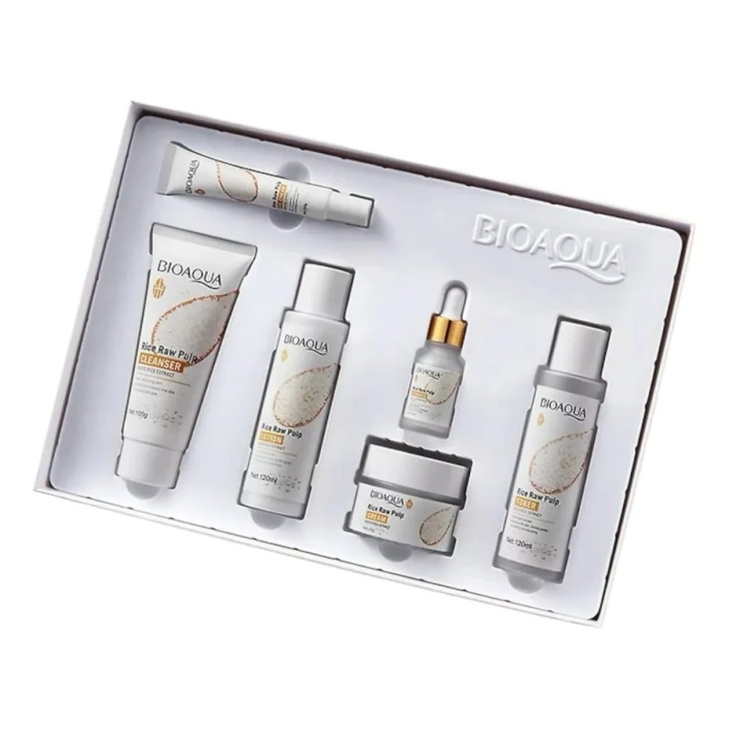 Kit Rejuvenecedor Con Extracto De Arroz Hidratación Bioaqua Mixta Día/noche