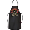 RAHMENLOS Barbecue Apron for Men: Fire Brigade, black