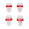 Chicken Feeder Rain Proof Poultry Feeder Port Gravity Feed Kit