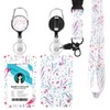 YCDKK ID Badge Holder with Lanyard and Retractable Badge Reel