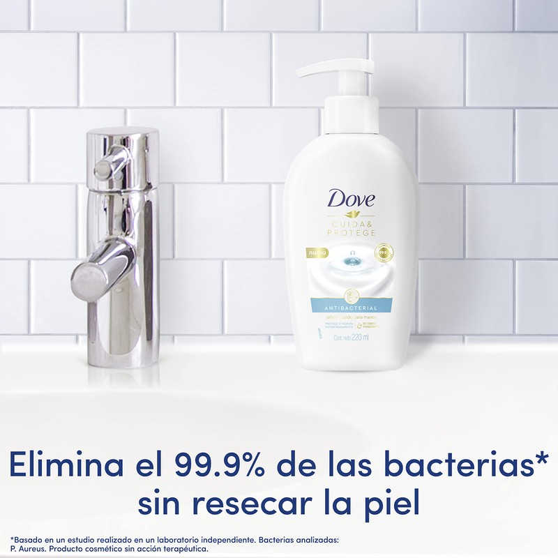 DOVE Jabón Líquido para Manos rango Cuida y Protege 220ml
