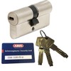 ABUS EC660 Profile Double Cylinder Length (a/b) 30/30 mm (c