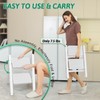 2 Step Ladder Folding Step Stool, OOSOFITT 330 Lbs Load