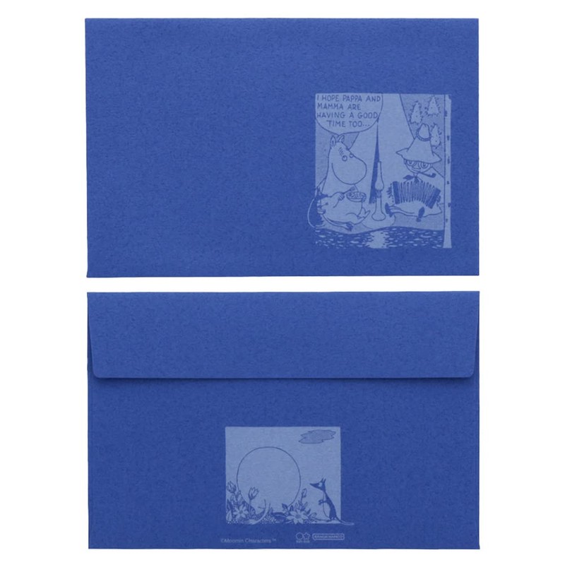 Sunstar Stationery S8905983 Moomin Letter Set, Die Cut, Moomin &