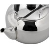 Wahei Freiz SR-97 Round Teapot with Handle, Stainless Steel, Sensha