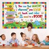 82Pcs Reading Bulletin Board Reading Day Book Themed Classroom Decorations