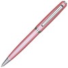 Lanier Pink Clara Ballpoint Pen - Glossy Clear Body with