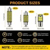 YYTQP 24PCS LED Interior Light Kit, Multi-Spec Bulbs Including 31mm