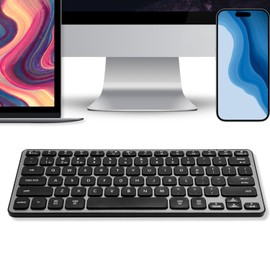 Macally Macally Bluetooth Keyboard for Mac - Premium Compatible Wireless Apple Keyboard for MacBook Pro/Air, iMac, Mac mini/Pro, iPad, Laptop, and PC