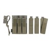 EXCELLENT ELITE SPANKER Tactical Open Top MP7 Kriss Single/Double/Triple Magazintasche(Triple-Olivgrün)