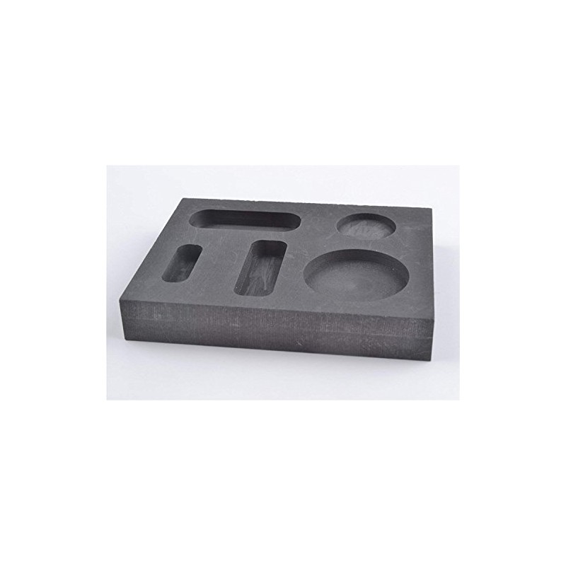 LLFAU Graphite Casting Ingot Mold Metal Refining Scrap Bar Coin