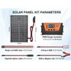 WERCHTAY Trickle Charger Battery 30W Bifacial Solar Panel Kit Controller