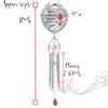 BANBERRY DESIGNS Memorial Wind Chimes - When Cardinals Appear Angels