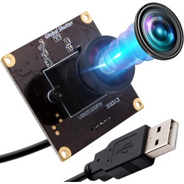 IFWATER Global Shutter USB Camera 90fps High Speed USB Camera Module 120 Degree No Distortion Lens 1200P USB Camera Golf Swing Industrial Embedded Camera for Computer Jetson Nano Laptop Raspberry Pi