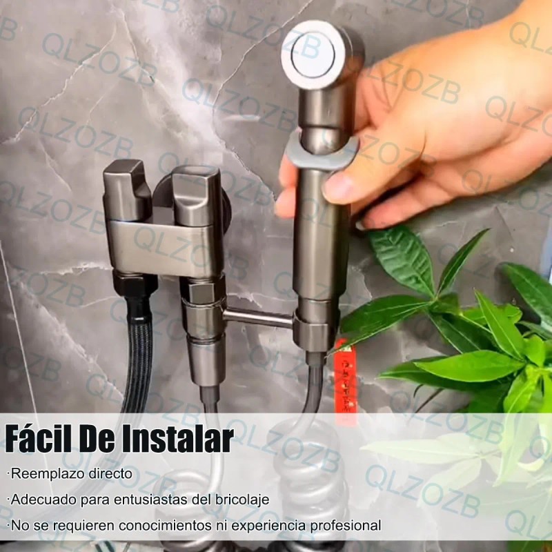 Llave De Doble Ángulo Grifo De Inodoro De Doble Salida