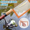 Fishing Lure Wraps for Fishing Rod with Velcro 4 Packs