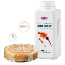 Fresh Brine Shrimp Fish Food - Consisting of Adult Non-Living Brine Shrimp for Fish Over 1 Inch (Brine Shrimp)