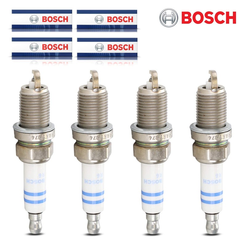 4x Original Bosch 0242235776 Spark Plugs Compatible with E81 E82