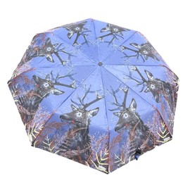 Alex Clark Stag Umbrella - Compact Folding Travel Umbrella - animals - Accessories