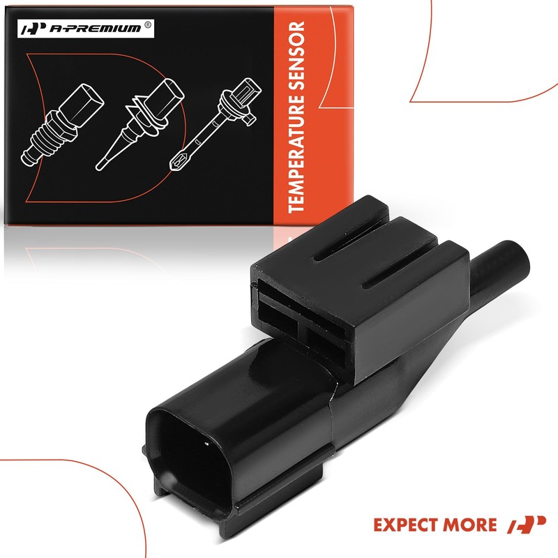 A-Premium Engine Coolant Temperature Sensor [2 Pins] Compatible with Honda