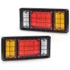 ALLGOOD Tail Turn Signal Brake Reverse Running Lights W/Bulbs 2pcs