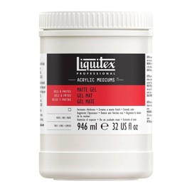 Liquitex Matte Gel Medium 32 Oz Acrylic Art Paint for Impasto Techniques