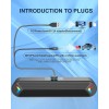 LENRUE Bocinas Grandes Amplificadas Para Sala Computadora Tv Laptop Gamer